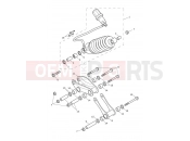 Triumph 2025 Tiger Sport 800 RSU and Linkage