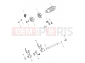 TRIUMPH SPEED TRIPLE R - 735337 > Gear Selector Drum