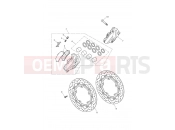 TRIUMPH SPEED TRIPLE R - 735337 > Front Brake Caliper & Discs