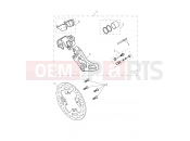 TRIUMPH SCRAMBLER 1200 X Rear Brake Caliper & Disc