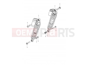 Triumph 2025 SCRAMBLER 1200 X Rear Suspension Unit
