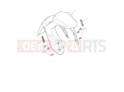 TRIUMPH TIGER 900 Desert Front Mudguard