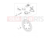 Triumph 2014 ROCKET III, CLASSIC & ROADSTER Rear Brake Caliper & Disc