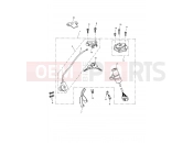 Triumph 2014 ROCKET III, CLASSIC & ROADSTER Ignition Switch & Lock Set > 343680