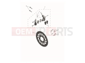 TRIUMPH THRUXTON 400 Front Caliper & Disc