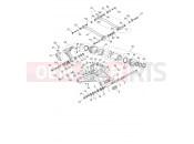 Triumph 2025 Tiger 1200 GT Pro Swinging Arm Assembly