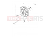Triumph 2026 TIGER 900 Alpine Front Wheel