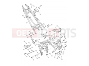 Triumph 2026 Tiger 1200 Alpine Frame & Rear Subframe