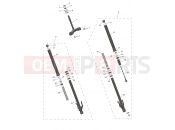 TRIUMPH TRIDENT 660cc CB1390 > CN4039 Front Forks & Lower Yoke Assy