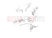 TRIUMPH TRIDENT 660cc CB1390 > CN4039 Handlebars, Top Yoke & Mirrors