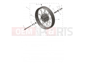 TRIUMPH SCRAMBLER 400 XC Front Wheel