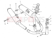 DUCATI Supersport 900 SS EXHAUST SYSTEM SUPERLIGHT » EXHAUST SYSTEM