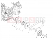 Half-pulley assy., driving - Aprilia SR GT 200 (EU) 2021
