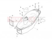 Saddle compartment - Aprilia SR GT 200 (EU) 2021