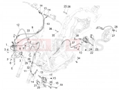 PIAGGIO Beverly 310 Classic-Sport (EU) Brakes pipes - Calipers (ABS)
