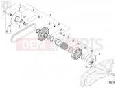 PIAGGIO Beverly 310 Classic-Sport (EU) Driven pulley