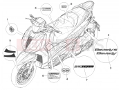 PIAGGIO Beverly 310 Classic-Sport (EU) Plates - Emblems