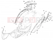 PIAGGIO Liberty 50 (EU) Side cover - Spoiler