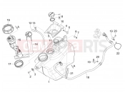 PIAGGIO MP3 310 Sport E5+ (EU) Fuel tank