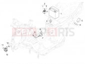 PIAGGIO MP3 310 Sport E5+ (EU) Remote control switches - Battery - Horn