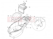 PIAGGIO Typhoon 50 4T E2 (CA, US) Helmet huosing - Undersaddle