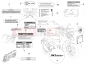 Plates - Emblems - Piaggio Typhoon 50 4T E2 (CA, US) 2024