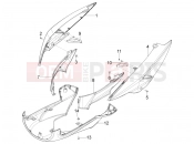 Side cover - Spoiler - Piaggio Typhoon 50 4T E2 (CA, US) 2024