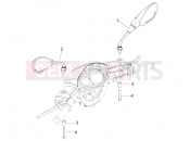 PIAGGIO Typhoon 50 4T E2 (CA, US) Driving mirror/s