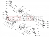 Foot rests - Motoguzzi Stelvio PFF Rider Assistance SolutioN (EU) 2026