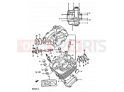 SUZUKI DR125S D (1983) 1 - CYLINDER HEAD