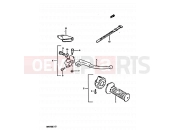 SUZUKI DR125S D (1983) 43 - RIGHT HANDLE SWITCH
