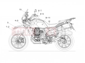 Decal - Motoguzzi V85 TT (EU) 2026
