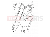 SUZUKI DR125S Z (1982) 51 - FRONT FORK