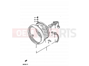 SUZUKI DR125S E (1984) 22 - HEADLAMP (E01, E02, E06, E24)