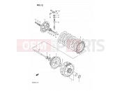 SUZUKI DR125S F (1985) 12 - CLUTCH