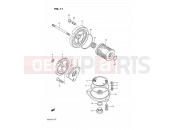 SUZUKI DR125S J (1988) 11 - OIL PUMP