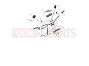 Handlebars, Upper Yoke & Mirrors - Triumph TF250-C 2026