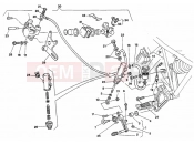 DUCATI 1991 Supersport 750 SS REAR BRAKE SYSTEM DM 001365 » BRAKING SYSTEM