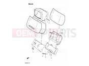 SUZUKI DR200 J (1988) 36 - HEADLAMP HOUSING