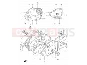 SUZUKI DR200SE S (1995) 4 - CRANKCASE COVER