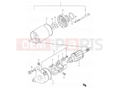 SUZUKI DR200SE X (1999) 16 - STARTING MOTOR