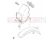 SUZUKI DR200SE X (1999) 32 - HEADLAMP COVER
