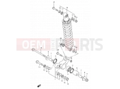SUZUKI DR200SE X (1999) 45 - REAR CUSHION LEVER