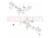 SUZUKI DR200SE K2 (2002) (E06,E24) 28A - FOOTREST (MODEL K2/K3/K4/K5 E24)
