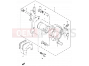 SUZUKI DR200SE K2 (2002) (E06,E24) 42A - FRONT CALIPER (MODEL K2/K3/K4/K5 E06,E24)