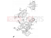 SUZUKI DR200SE K3 (2003) (E03,E28,E33) 1A - CYLINDER HEAD