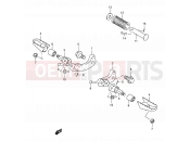 SUZUKI DR200SE K3 (2003) (E03,E28,E33) 28 - FOOTREST