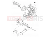 SUZUKI DR200SE K3 (2003) (E03,E28,E33) 47 - REAR WHEEL