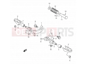SUZUKI DR200SE K5 (2005) (E06,E24) 28 - FOOTREST (MODEL K1 E24/MODEL K2 E06,P09/MODEL K3/K4/K5 E06)