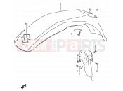 SUZUKI DR200SE K5 (2005) (E06,E24) 32B - FRONT FENDER (MODEL K2/K3/K4/K5 E06,E24)